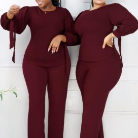 Two piece pallazo pants